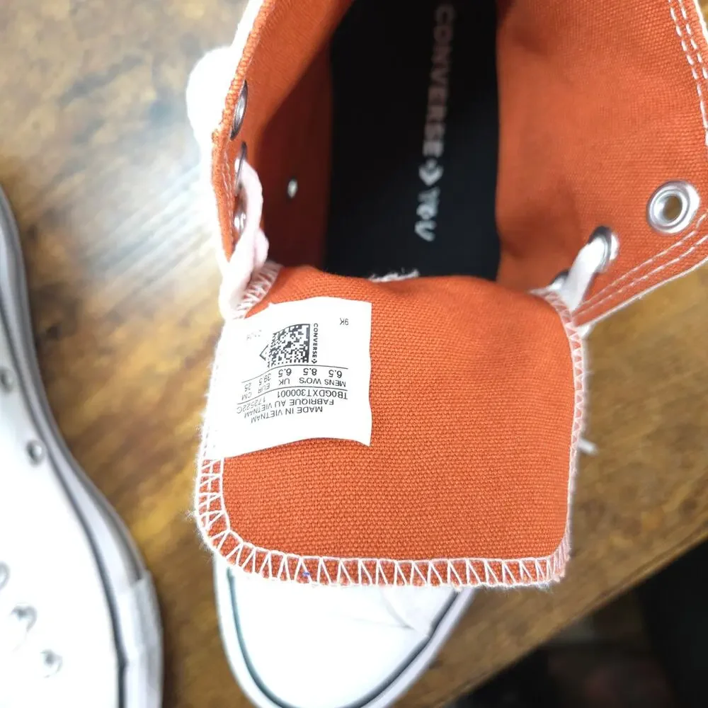 Converse Chuck Taylor Texas Longhorns High Top 6.5 W 8.5 UT 172522C New